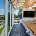 Farris Engineering Center conference room with mountain view