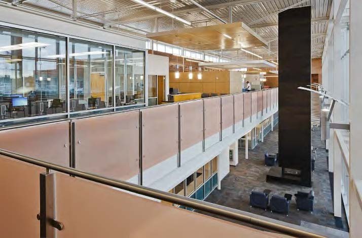 unm gallup technology building interior second floor